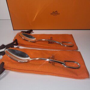 Hermes Attelage Silver Coffee Spoons (2)